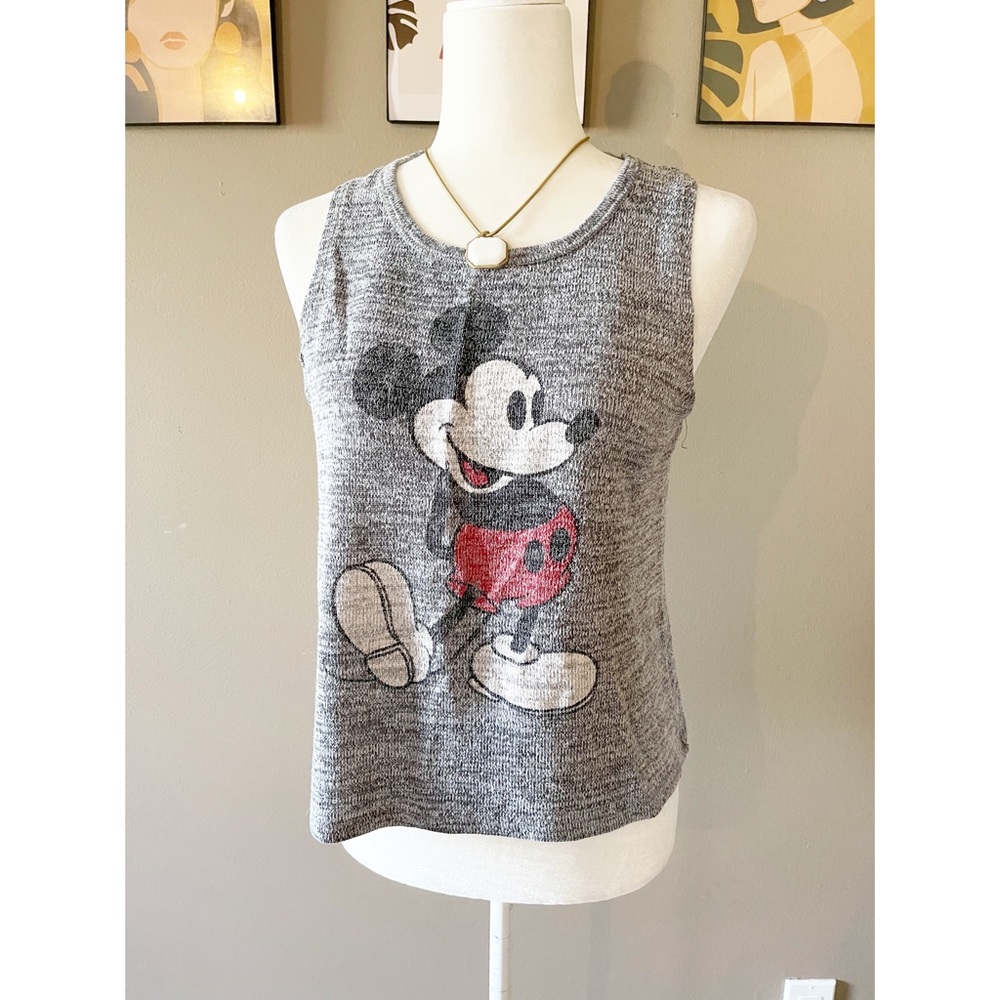 4 for $20 🏷️Disney Gray Mickey Mouse Sleeveless Top